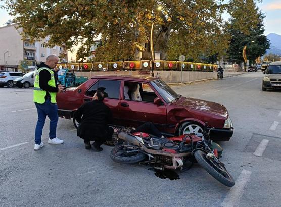 Ağlasun'da kaza: 1 yaralı