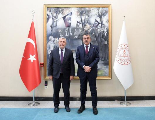 Bakan Tekin, ÖSYM Başkanı Ersoy'u kabul etti