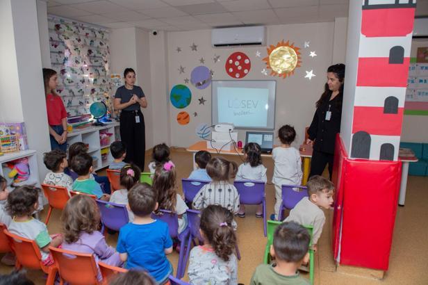 Seyhan kreşlerindeki çocuklara 'lösemi' farkındalığı