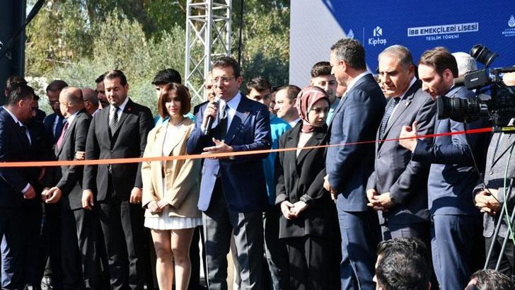 İBB çalışanlarından Hatay'a okul; teslim törenine İmamoğlu da katıldı