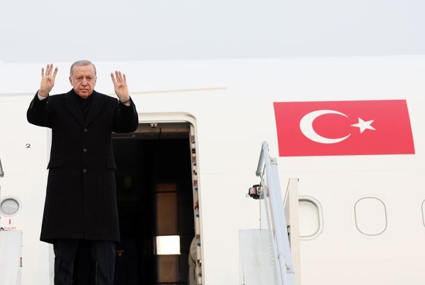 Cumhurbaşkanı Erdoğan, Suudi Arabistan'a gitti
