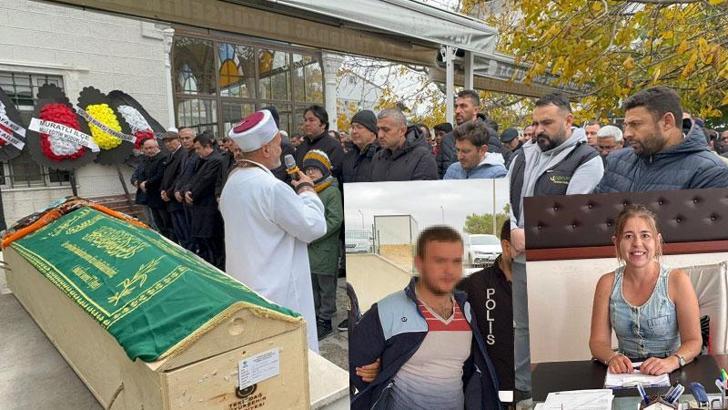 Oğlunun, uyurken bıçaklayarak öldürdüğü anne son yolculuğuna uğurlandı