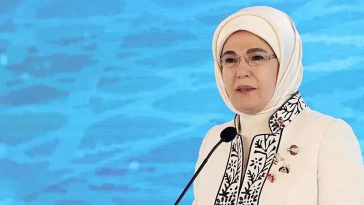 Emine Erdoğan: Çocukların karanlığa mahkum edildiği bir düzeni reddediyoruz