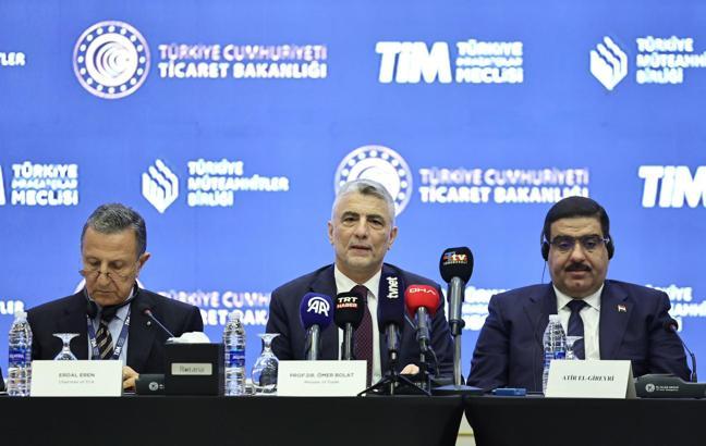 İstanbul-Ticaret Bakanı Bolat, Bağdat'ta Türk müteahhitlerle bir araya geldi