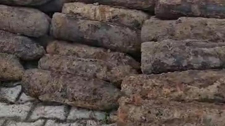 Gelibolu'da patlamamış 50 top mermisi bulundu