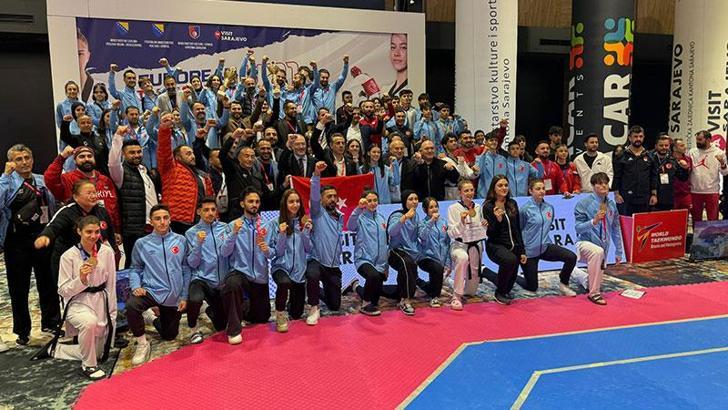 Türkiye, Avrupa Ümitler Taekwondo Şampiyonası’nda takım halinde şampiyon oldu