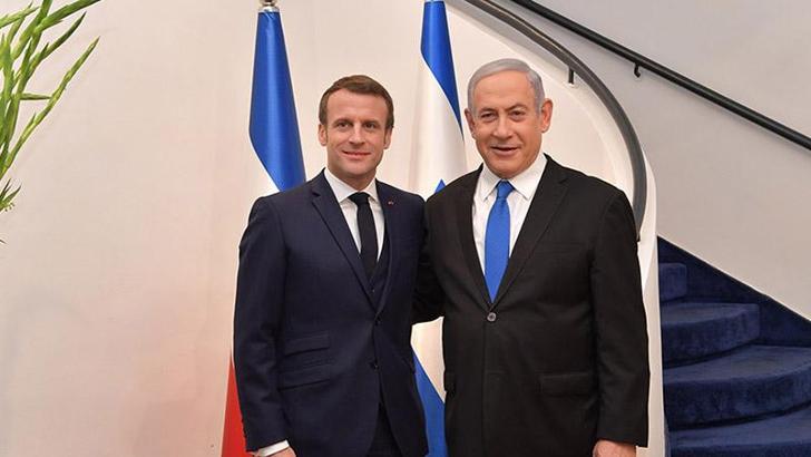 Netanyahu, Macron’dan UCM kararını uygulamamasını istedi