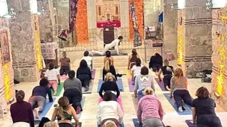 Herkes İçin Spor Federasyonu’ndan kilisedeki yogaya soruşturma