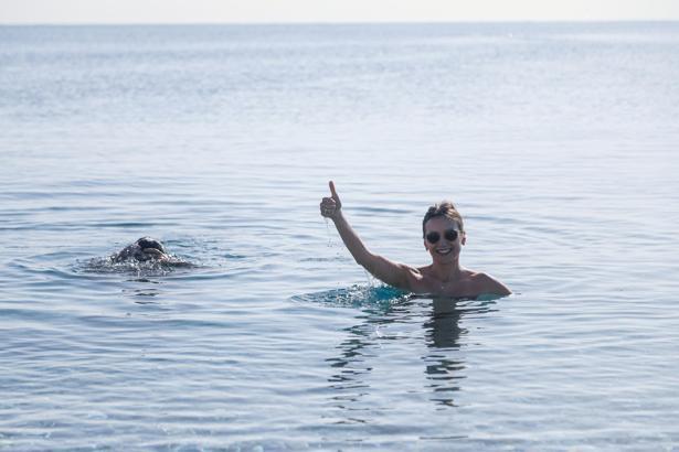 Antalya'da kasım sonunda deniz keyfi