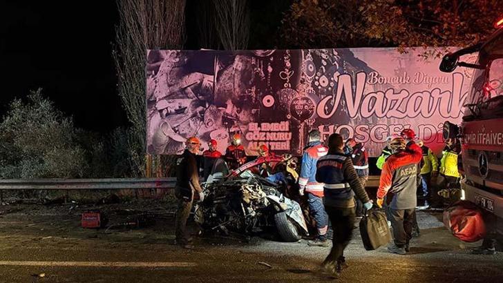 3 kişinin öldüğü kazada, freni boşalan kamyon, ışıkta bekleyen araçlara çarpmış