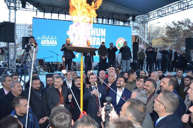 Adilcevaz’da ilk 'doğal gaz' meşalesi yakıldı