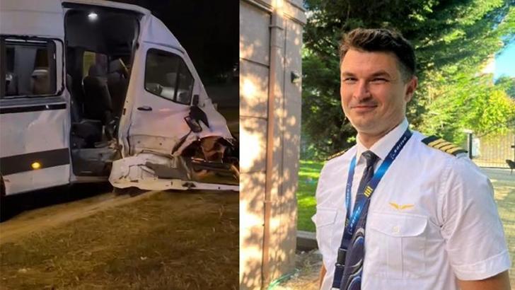 Adana'da uçuş ekibini taşıyan servis ile otomobil çarpıştı: Kaptan pilot öldü, 9 kişi yaralı