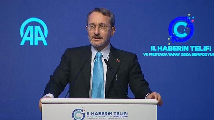 Fahrettin Altun: Dijital Telif Yasası'nın yürürlüğe girmesi elzemdir