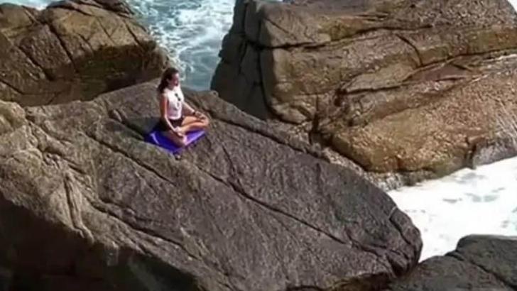 Rus oyuncu yoga yaparken dalgalar arasında kayboldu