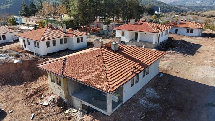Hasanbeyli’deki 18 köy konutundan 14’ünün kaba inşaatı tamamlandı