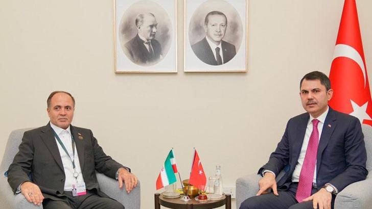 Bakan Kurum, İran Tarım Bakanı Gulam Rıza Nuri ile bir araya geldi