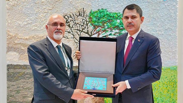 Bakan Kurum, Filistin Tarım Bakanı Rızk Selimiye ile görüştü