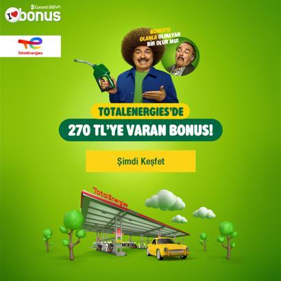 TotalEnergies İstasyonları ve Garanti BBVA’dan Bonus kampanyası