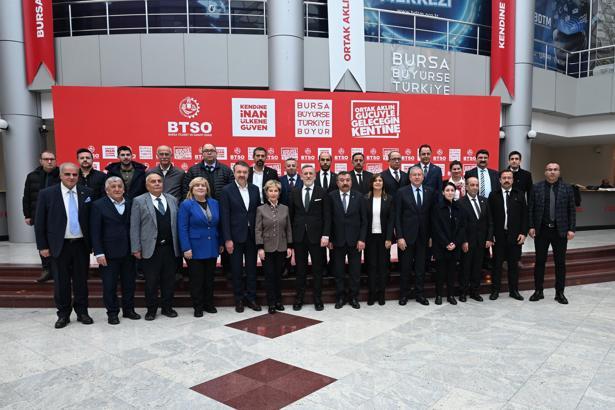 Kütahya iş dünyası temsilcilerinden BTSO’ya ziyaret