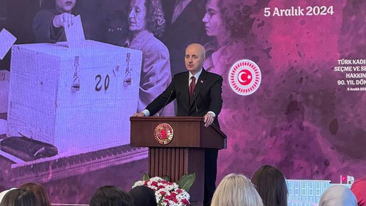 Kurtulmuş: TBMM'de kadın temsilinin artırılması için mücadele etmeliyiz