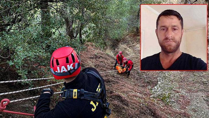 2 gündür kayıp olarak aranırken uçurumda ölü bulundu