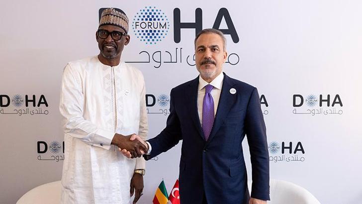 Bakan Fidan, Mali Dışişleri Bakanı Diop ile görüştü