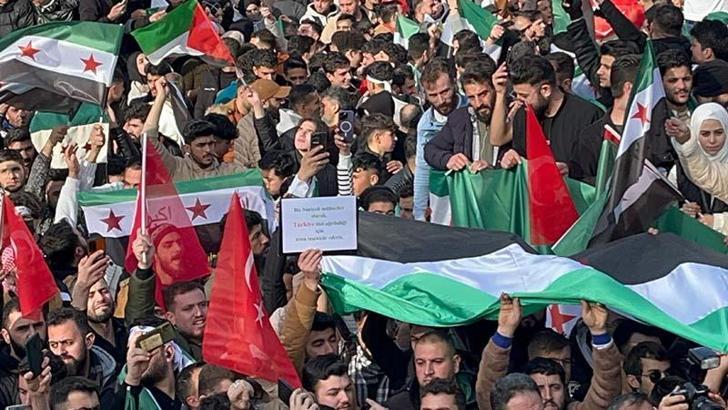 Kayseri'de Suriyelilerden kutlama