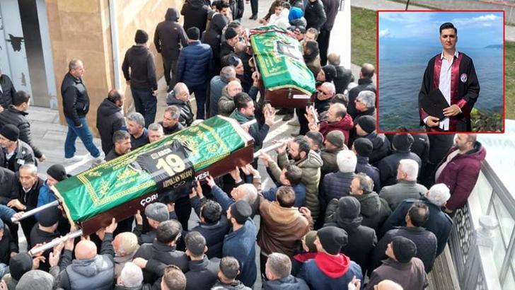 Kazada ölen Umut Can’ın tabutunun üzerine taraftarı olduğu takımın forması konuldu