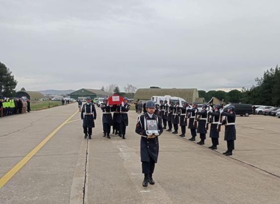 Bursa Adliyesi'ndeki saldırıda şehit olan uzman çavuş için tören düzenlendi / Ek fotoğraflar
