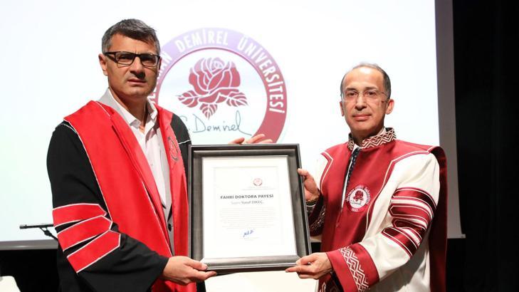 Yusuf Dikeç'e toplumsal katkı ve fahri doktora ünvanları