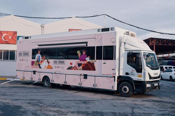 Şişli'de ‘Gezici Kent Market’ hizmete başladı