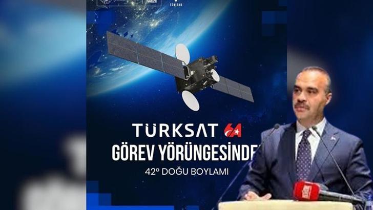 Bakan Kacır: Türksat 6A nihai yörüngesine başarıyla yerleşti