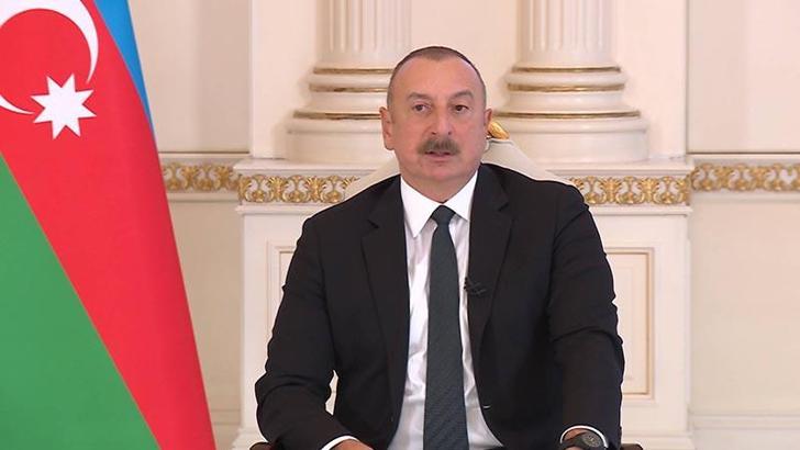 Aliyev'den düşen yolcu uçağı ile ilgili açıklama