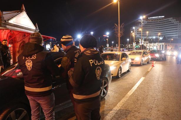 Kayseri'de 'Yılbaşı' denetimi gerçekleştirildi