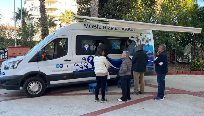 ASAT mobil hizmet aracıyla vatandaşın ayağına hizmet