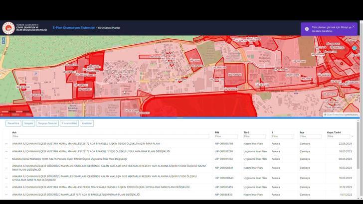 İmar planlarına erişim kolaylaştırıldı