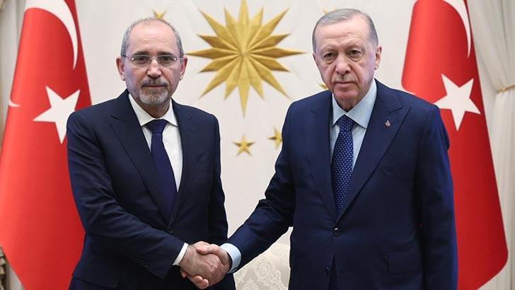 Cumhurbaşkanı Erdoğan, Ürdün Dışişleri Bakanı es-Safedi'yi kabul etti