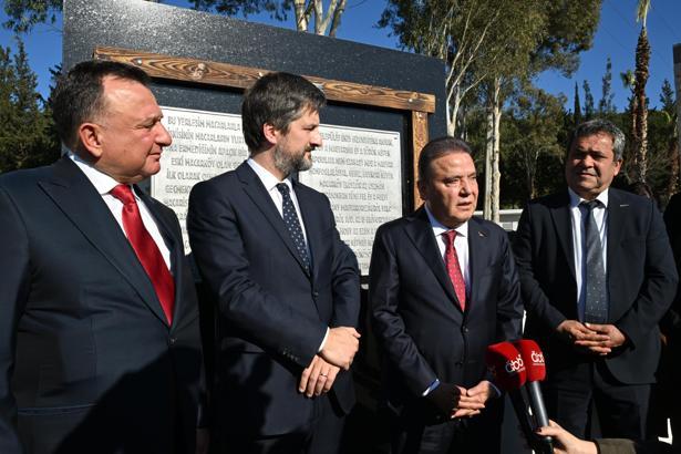 Eski Macarköy olarak bilinen Serik Gebiz’de Macar dostluk anıtı açıldı