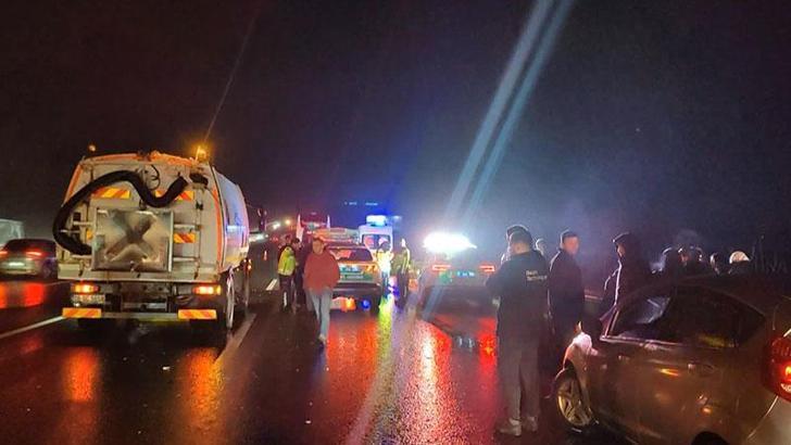 Sarıyer'de yolcu otobüsünün çarptığı otomobil sürücüsü hayatını kaybetti