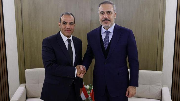 Dışişleri Bakanı Fidan, Mısır Dışişleri Bakanı Abdulati ile bir araya geldi