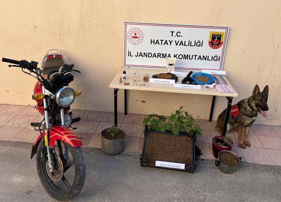 Hatay’da gerçekleştirilen operasyonda uyuşturucu ve silah ele geçirildi