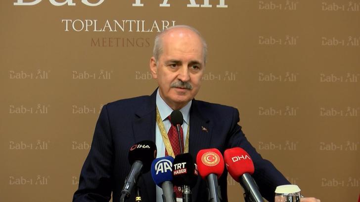 TBMM Başkanı Kurtulmuş: Türkiye olarak üzerimize düşen Suriye halkına demokratik rehberlik yapabilmek