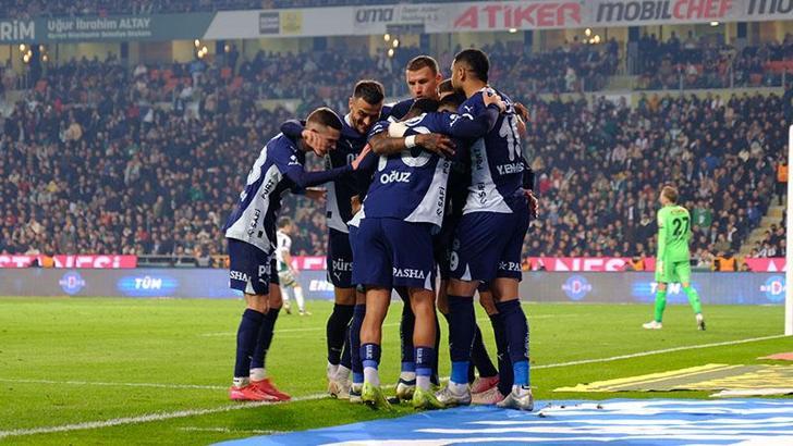 Fenerbahçe 3 puanı 3 golle aldı