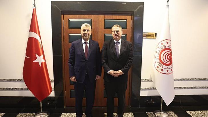 Bakan Bolat, AB Delegasyon Başkanı Ossowski'yi kabul etti