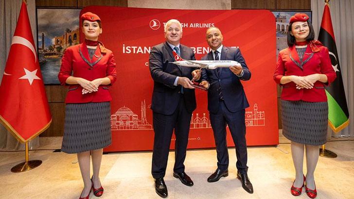 THY'nın İstanbul-Bingazi seferleri 10 yıl sonra tekrar başladı