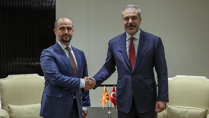 Bakan Fidan, Kuzey Makedonya Avrupa İşleri Bakanı Murtezani ile görüştü