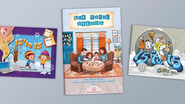MEB, yarıyıl tatili için eğlenceli ve öğretici etkinlik kitapları yayımladı