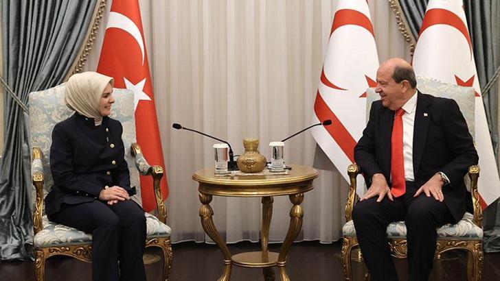Bakan Göktaş, KKTC Cumhurbaşkanı Ersin Tatar'ı ziyaret etti