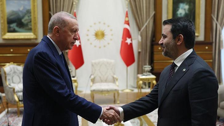 Cumhurbaşkanı Erdoğan, Suriye Dışişleri Bakanı Şeybani'yi kabul etti