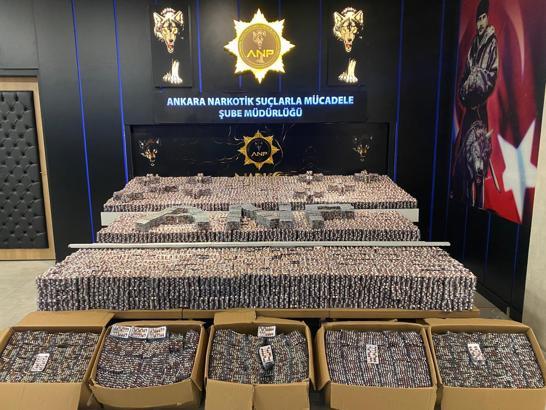 Ankara'da narkotik operasyonu; 2 gözaltı